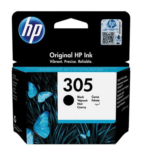 Cartouche d’encre HP 305 — Noir — OEM — Standard