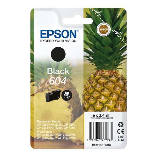 Cartouche d’encre Epson 604 — Noir — OEM — Standard