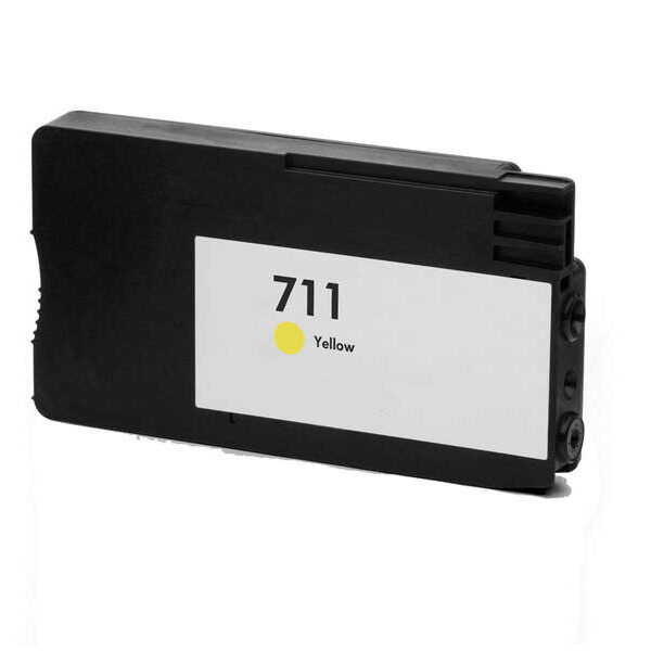 Cartouche d’encre compatible HP 711 — Jaune — 26 ml