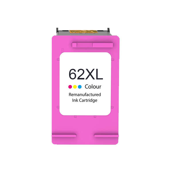 Cartouche d’encre compatible HP 62XL — Tricolore — 18 ml