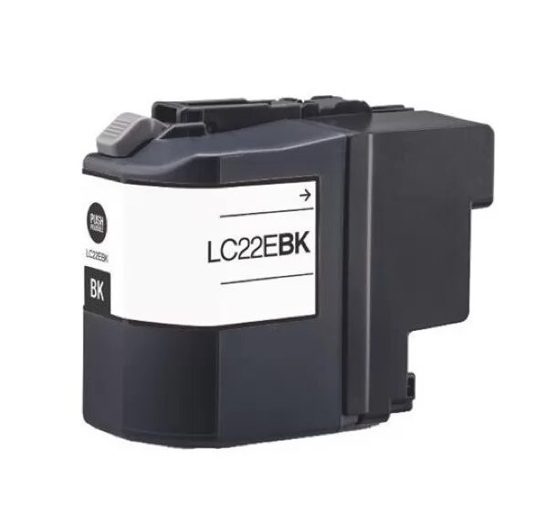 Cartouche d’encre compatible Brother – LC22EBK – Noir – 2 400 pages