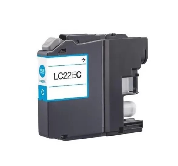 Cartouche d’encre compatible Brother – LC22EC – Cyan – 1 200 pages