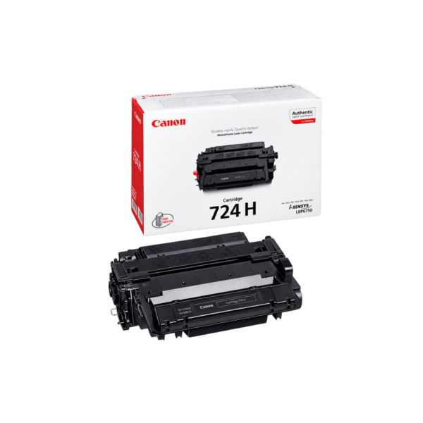 Toner laser Canon 724H — Noir — OEM — 12 500 pages