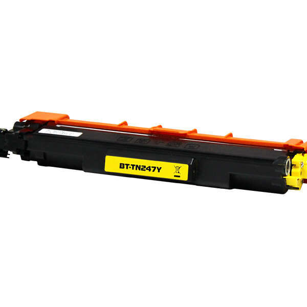 Toner laser compatible Brother TN247 / TN243 – Jaune – 2 300 pages