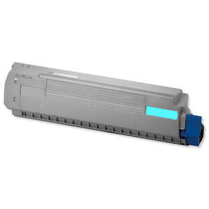 Toner OKI C810/C830 — Cyan — compatible — 8 000 pages