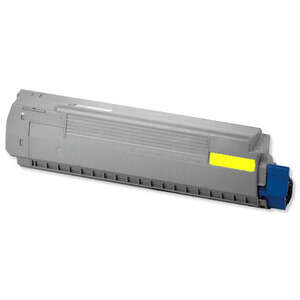 Toner OKI C810/C830 — Jaune — compatible — 8 000 pages