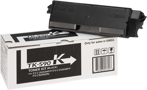Toner Kyocera TK590 / TK590K — Noir — original — 7 000 pages