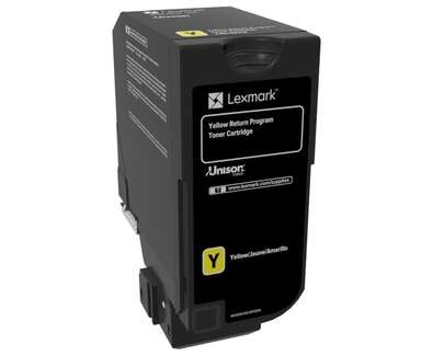 Toner Lexmark CS720/CS725/CX725 / 74C20Y0 — Jaune — original — 3 000 pages