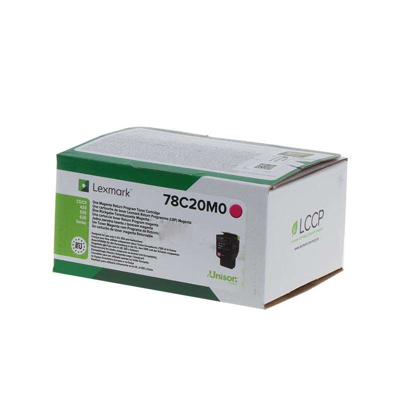Toner Lexmark CS421/CS521/CS622/CX421/CX522/CX622/CX625 / 78C20M0 — Magenta — original — 1 400 pages