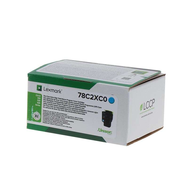 Toner Lexmark CS421/CS521/CS622/CX421/CX522/CX622/CX625 / 78C2XC0 — Cyan — original — 5 000 pages