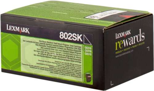 Toner Lexmark CX310/CX410/CX510 / 80C2SK0 — Noir — original — 2 500 pages