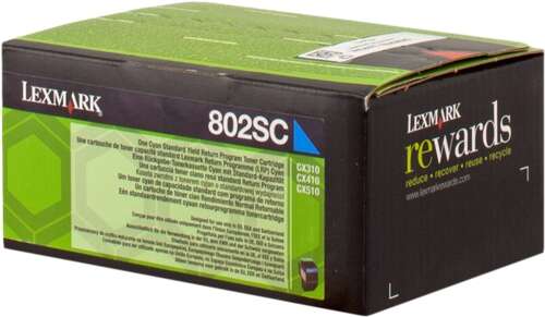 Toner Lexmark CX310/CX410/CX510 / 80C2SC0 — Cyan — original — 2 000 pages