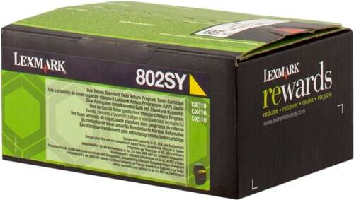 Toner Lexmark CX310/CX410/CX510 / 80C2SY0 — Jaune — original — 2 000 pages
