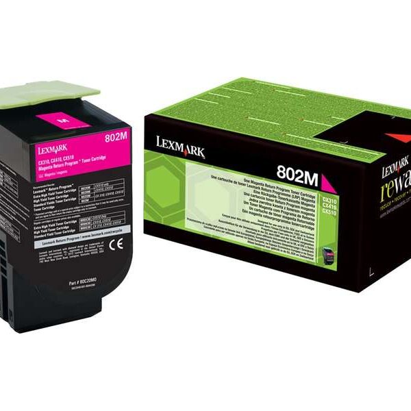 Toner Lexmark CX310/CX410/CX510 / 80C20M0 — Magenta — original — 1 000 pages
