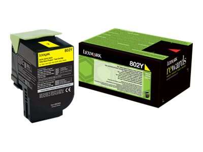 Toner Lexmark CX310/CX410/CX510 / 80C20Y0 — Jaune — original — 1 000 pages