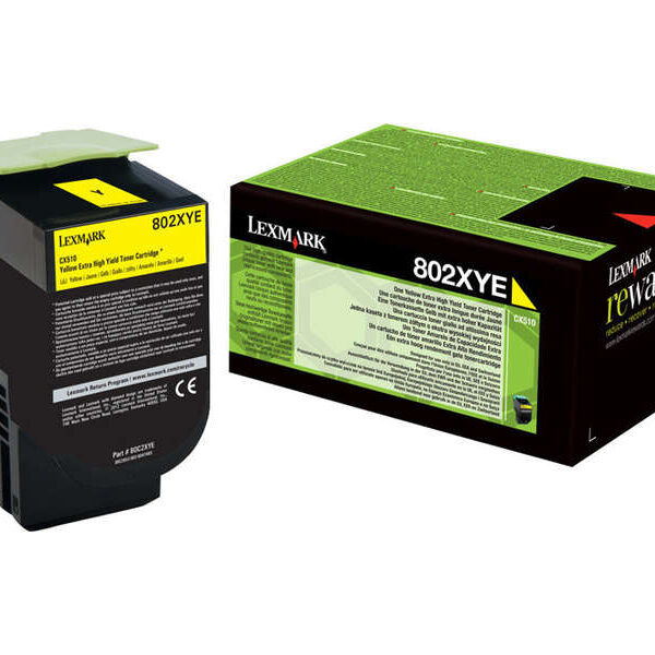 Toner Lexmark CX510 / 80C2XY0 — Jaune — original — 4 000 pages