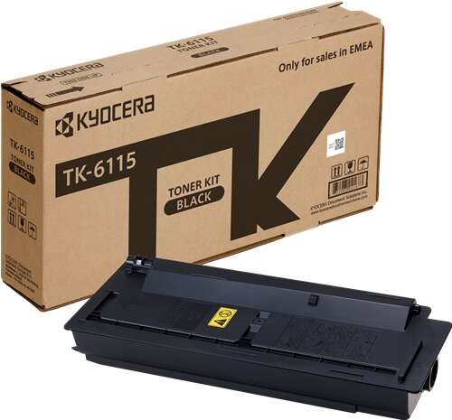 Toner Kyocera TK6115 — Noir — original — 15 000 pages