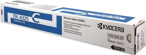 Toner Kyocera TK8325 / TK8325C — Cyan — original — 12 000 pages