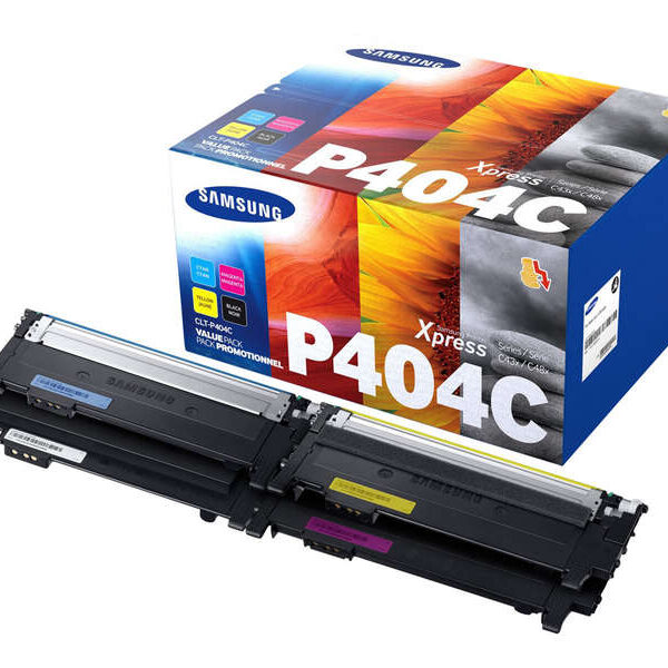 Pack de toners Samsung CLT-P404C / SU365A — Multipack — OEM — 1 × 1 500 pages + 3 × 1 000 pages
