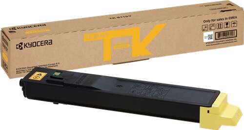 Toner Kyocera TK8115 / TK8115Y — Jaune — original — 6 000 pages