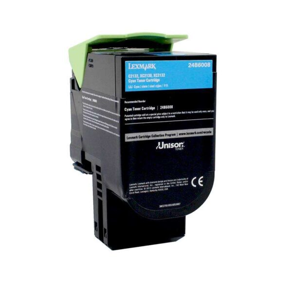 Toner Lexmark C2132/XC2130/XC2132 / 24B6008 — Cyan — original — 3 000 pages