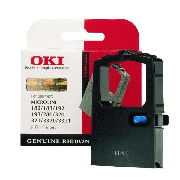 Ruban d’impression OKI ML182/ML280/ML3320 Negra / 09002303 — Noir — original — 3 000 000 Caracteres