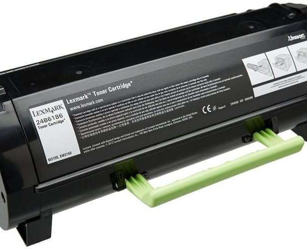 Toner Lexmark M3150/XM3150 / 24B6186 — Noir — original — 16 000 pages