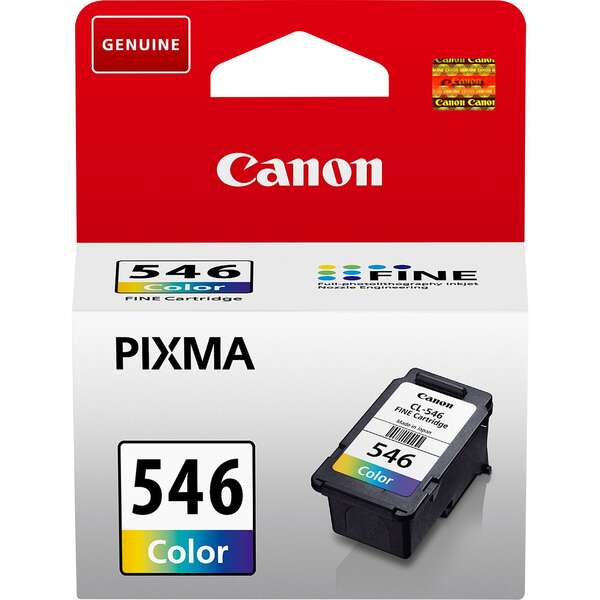 Cartouche d’encre Canon CL-546 — Tricolore — OEM — 180 pages