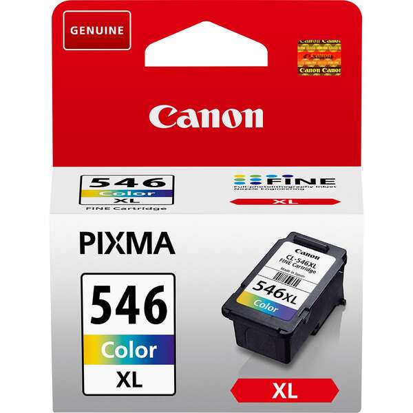 Cartouche d’encre Canon CL-546XL — Tricolore — OEM — 300 pages