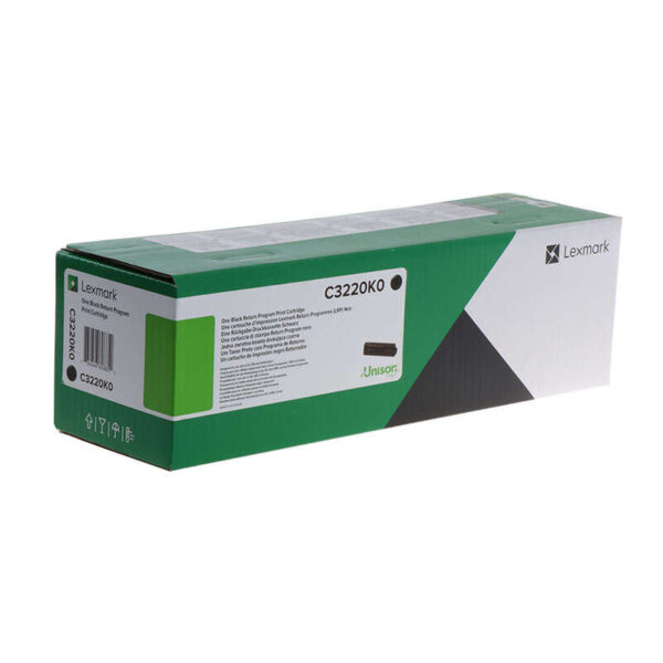 Toner Lexmark C3324/C3326/MC3224/MC3326/MC3426 / C3220K0 — Noir — original — 1 500 pages
