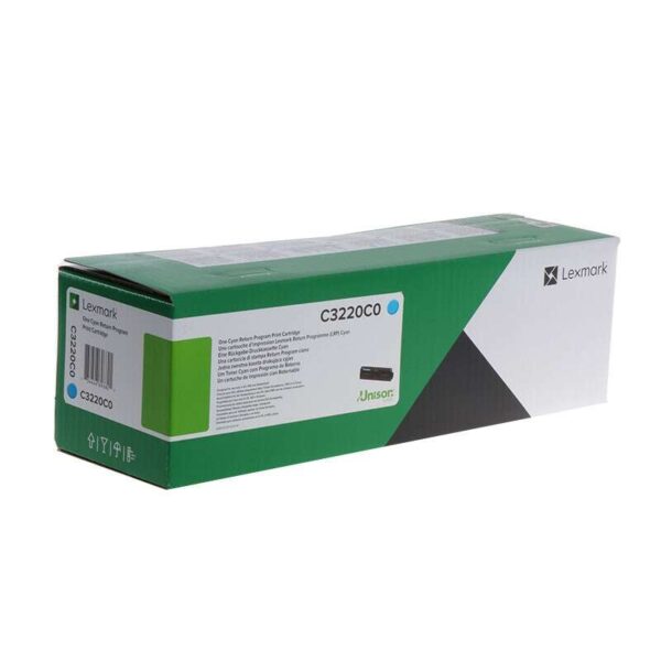 Toner Lexmark C3324/C3326/MC3224/MC3326/MC3426 / C3220C0 — Cyan — original — 1 500 pages