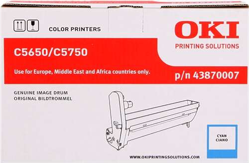 Tambour d’imagerie OKI C5650/C5750 / 43870007 — Cyan — original — 20 000 pages