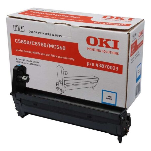 Tambour d’imagerie OKI C5850/C5950/MC560 / 43870023 — Cyan — original — 20 000 pages