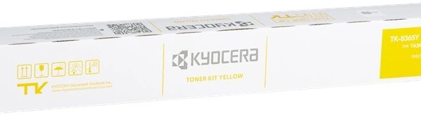 Toner Kyocera TK8365 / TK8365Y — Jaune — original — 12 000 pages