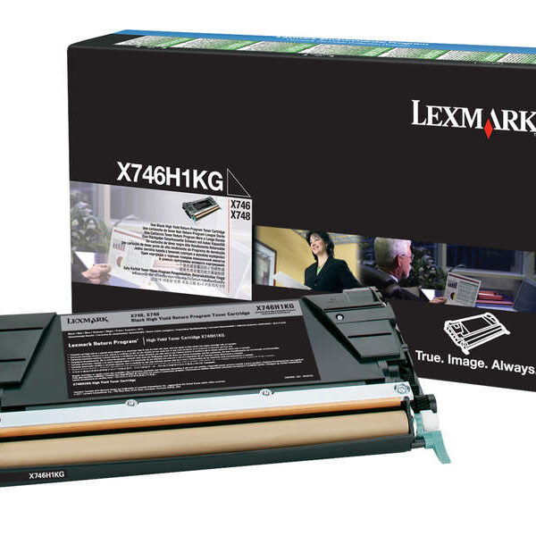Toner Lexmark X746/X748 / X746H1KG — Noir — original — 12 000 pages