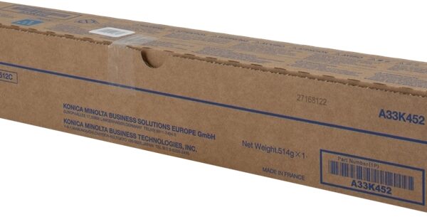 Toner Konica Minolta TN512 / A33K452 — Cyan — original — 26 000 pages