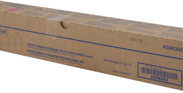 Toner Konica Minolta TN512 / A33K352 — Magenta — original — 26 000 pages
