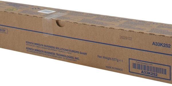 Toner Konica Minolta TN512 / A33K252 — Jaune — original — 26 000 pages