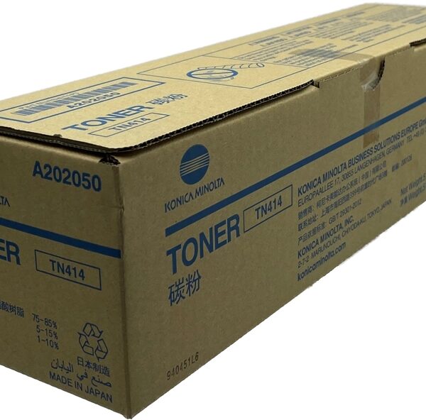 Toner Konica Minolta TN414 / A202050 — Noir — original — 25 000 pages