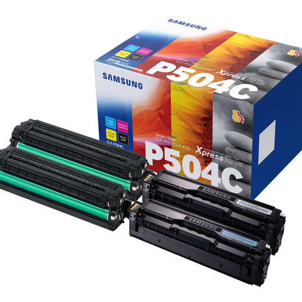 Pack de toners Samsung CLT-P504C / SU400A — Multipack — OEM — 1 × 2 500 pages + 3 × 1 400 pages