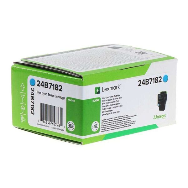 Toner Lexmark XC2240/XC4240 / 24B7182 — Cyan — original — 6 000 pages