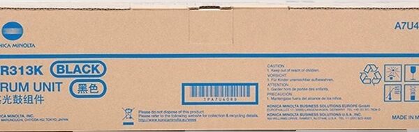 Tambour d’imagerie Konica Minolta DR313 / A7U40RD — Noir — original — 120 000 pages