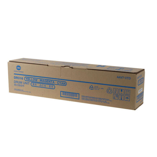 Tambour d’imagerie Konica Minolta DR316 Color / AAV70TD — Cyan — original — 65 000 pages
