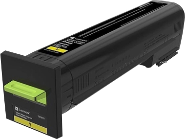 Toner Lexmark CS820/CX820/CX825/CX860 / 72K20Y0 — Jaune — original — 8 000 pages