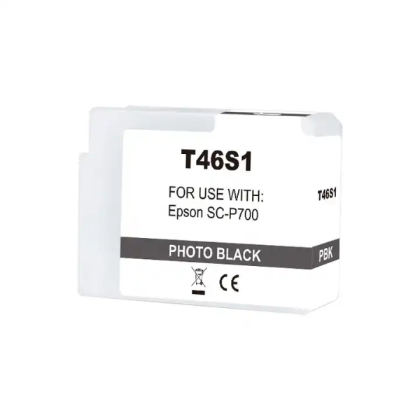 Cartouche d’encre Epson C13T46S100 — Noir — compatible — 25 ml