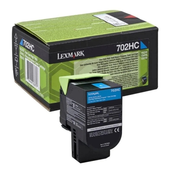Toner Lexmark CS310/CS410/CS510 / 70C2HC0 — Cyan — original — 3 000 pages