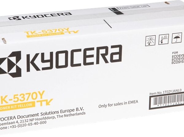 Toner Kyocera TK5370 / TK5370Y — Jaune — original — 5 000 pages