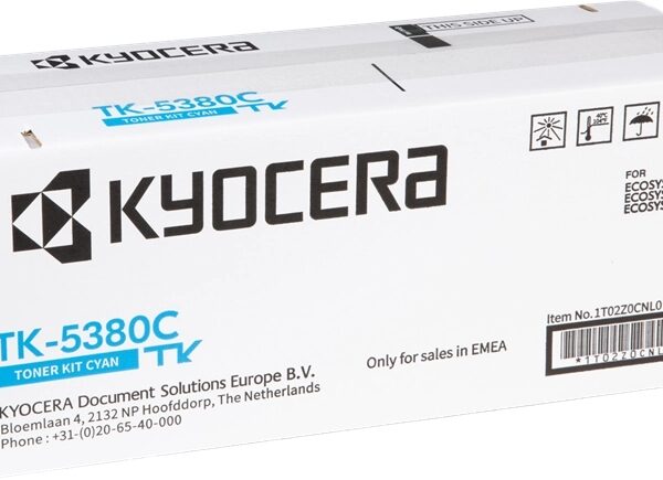 Toner Kyocera TK5380 / TK5380C — Cyan — original — 10 000 pages