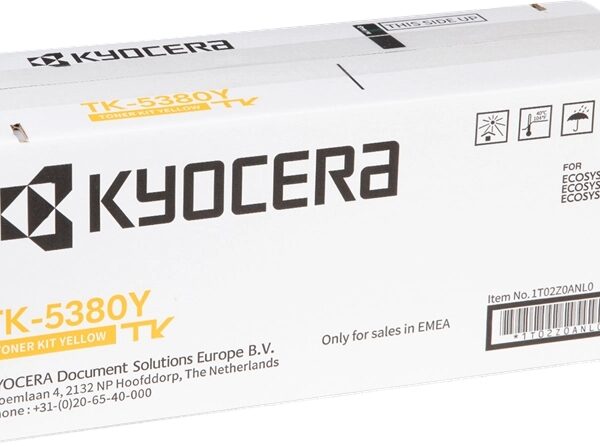 Toner Kyocera TK5380 / TK5380Y — Jaune — original — 10 000 pages