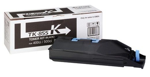 Toner Kyocera TK855 / TK855K — Noir — original — 25 000 pages